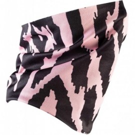 Balaclavas Face Bandanas Neck Gaiters for Men Women Dust Scarf Balaclava Headbands - Zebra Print - C6197AN8WAK $14.07