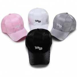 Baseball Caps Baseball Cap for Men Women Plain Adjustable Sports Outdoor Fashion Hat (White) - Grey - CC18ZGQCIC5 $11.95