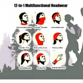 Balaclavas Seamless Neck Gaiter With Filters Bandanas Face Scarf Headwear Rave Balaclava Headwraps for Women Men - Sea Wave -...