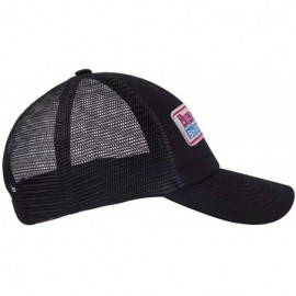 Baseball Caps Adult Gump Running Hat- Shrimp Mesh Baseball Trucker Cap- Cosplay Costumes - Black-1 - C518OR4M3UY $9.31