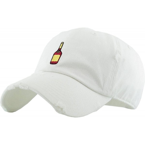 Baseball Caps Henny Leaf Fist Bottle Dad Hat Baseball Cap Polo Style Unconstructed - (4.1) White Henny Bottle Vintage - C417Y...