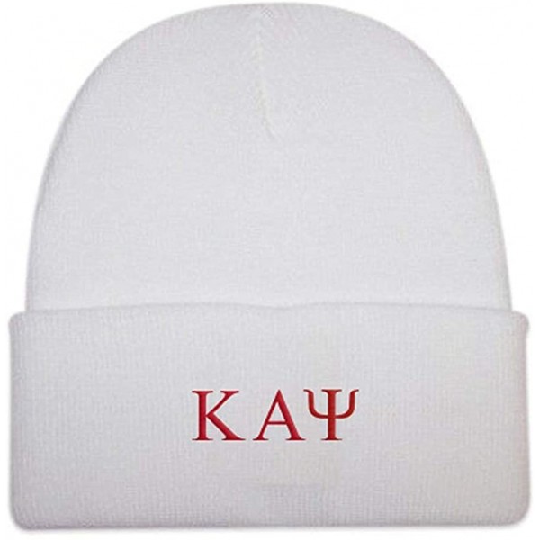 Skullies & Beanies Kappa Alpha Psi Knit Hat - Light Grey - CO125J640BV $41.78