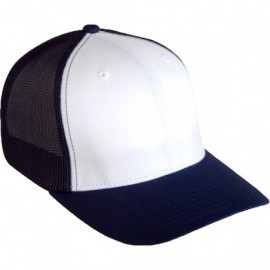 Baseball Caps 6-Panel Trucker Cap (6511) - Royal/White - C612CLUJUIL $7.33