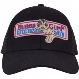 Baseball Caps Adult Gump Running Hat- Shrimp Mesh Baseball Trucker Cap- Cosplay Costumes - Black-1 - C518OR4M3UY $9.31