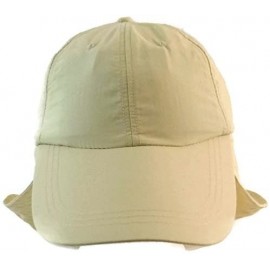 Sun Hats Nanotechnology Adult Unisex Stay Cool Bill Flap Waterproof & UPF 50+ Hat- Designed in NY Yellow - C412H8KAM0X $27.67
