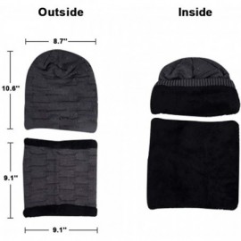 Skullies & Beanies Winter Beanie Fashion Fleece - Style-2 Gray - CC18Z9HUTZ6 $9.55