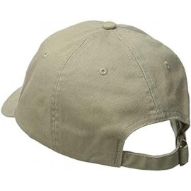 Baseball Caps Twill Cap for Men and Women Baseball Cap Softball Hat with Pre Curved Brim - Khaki - CS111QVEWZX $8.41