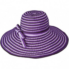 Sun Hats Packable Crushable Travel Hat 5.5 - Purple - CC112HTCMTV $12.89