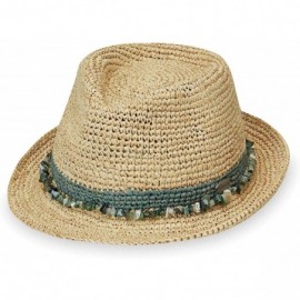 Sun Hats Tahiti Trilby - Two-Toned Sun Hat- Packable- Adjustable- Modern Style- Designed in Australia - Sage - CC192LR5HNS $8...