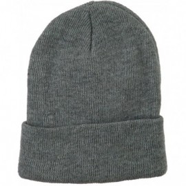 Skullies & Beanies Super Stretch Knit Watch Cap Beanie - Grey - CQ11LUGV74X $8.51