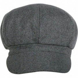 Newsboy Caps Newsboy Hat Beret Hat Fedora Wool Blend Cap Collection Hats Cabbie Visor Cap for Men Women - Grey - CK125LOGLCH ...