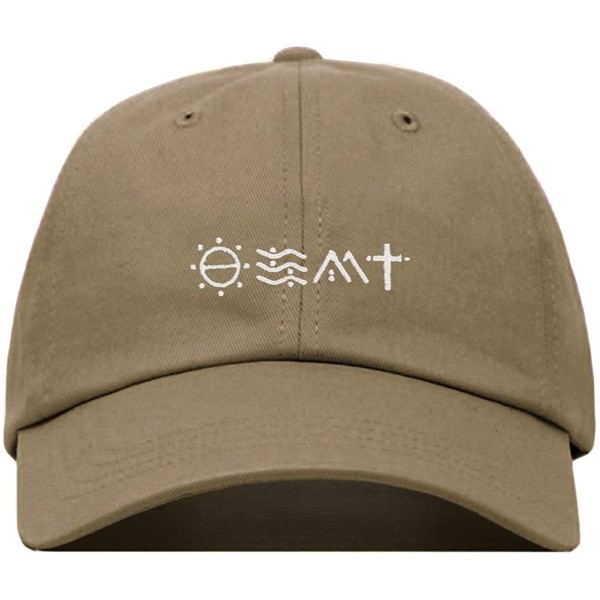 Baseball Caps RiseBaseball Embroidered Unstructured Adjustable Multiple - Khaki - CT18N8M9SDH $20.80