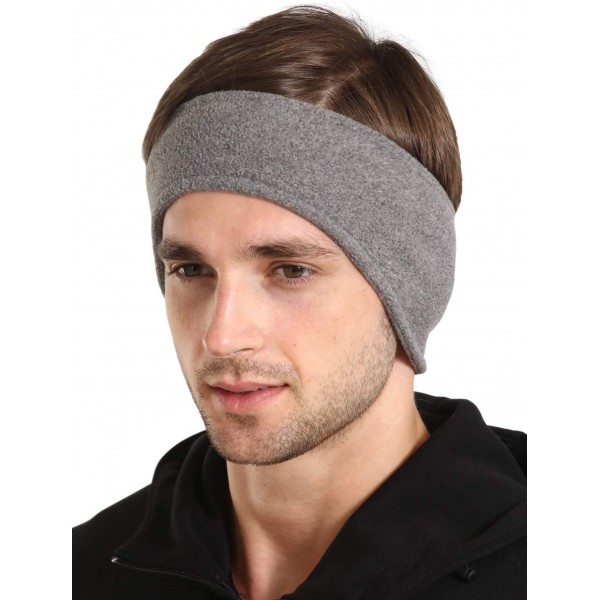 Cold Weather Headbands Ear Warmer Headband Stretchy - Dark Gray - C418INU422E $7.50