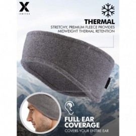 Cold Weather Headbands Ear Warmer Headband Stretchy - Dark Gray - C418INU422E $7.50