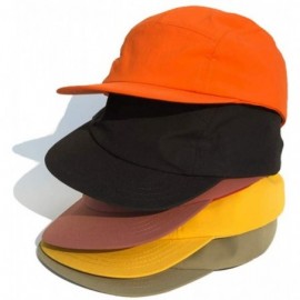 Baseball Caps 5 Panel Sun Hat Cap Unique Quick Drying Design Short Brim Bump Cap - Gd02-black - CW18RC3Z7CX $18.90