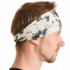 Headbands Charm Womens Headband Running Bandana - Mens Workout Elastic Head Sweat Band - B - C211XX9P4CV $13.03