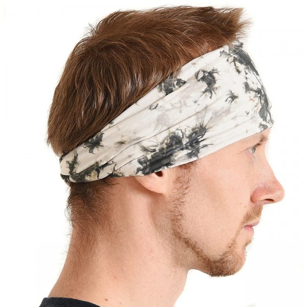 Headbands Charm Womens Headband Running Bandana - Mens Workout Elastic Head Sweat Band - B - C211XX9P4CV $13.03