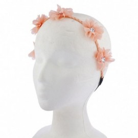 Headbands Crochet Suede Studded Flower Rhinestone Headband Set (3pc) - Crochet Studded Flower - CI17XX7X9TL $11.10