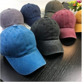 Baseball Caps The Walking Dead Men's&Women Unisex Distressed Caps with Adjustable Strap - Red - CJ18R307OZK $10.15