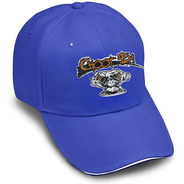 Baseball Caps Choot 'Em Men Women Thin and Adjustable Caps Blue - C818WS0CW5M $21.62