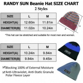 Skullies & Beanies Waterproof Beanie Hat- Unisex Daily Slouchy Knitted Beanie Thick Soft Warm Winter Hat Anti UV Medium/Large...