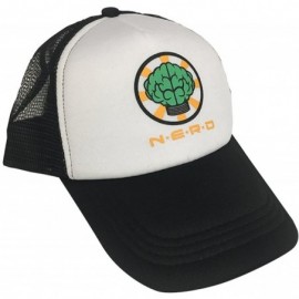 Baseball Caps Nerd Trucker Hat Black Neptunes Pharrell Williams Nerd N.E.R.D. Band Hip Hop - CS185IEIE7L $11.65