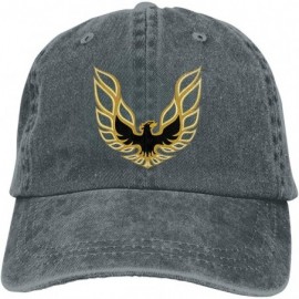 Baseball Caps Unisex Trans Am Firebird Logo Adjustable Vintage Washed Denim Baseball Cap Dad Hat - Deep Heather - CR18UIM8HCQ...