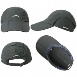 Baseball Caps Waterproof UV Foldable Baseball Cap w/Detachable Flap Quick-Dry Sun Protection - 99745_darkgrey - CV18I0YC3I3 $...