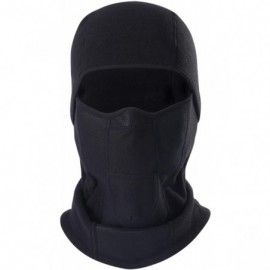 Balaclavas Balaclava-Ski Mask Winter Thicken Outdoor Face Mask Windproof Warmer Hood - Black Line - CR18X0COCXX $9.86