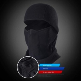 Balaclavas Balaclava-Ski Mask Winter Thicken Outdoor Face Mask Windproof Warmer Hood - Black Line - CR18X0COCXX $9.86