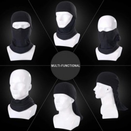 Balaclavas Balaclava-Ski Mask Winter Thicken Outdoor Face Mask Windproof Warmer Hood - Black Line - CR18X0COCXX $9.86