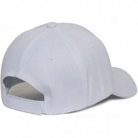 Baseball Caps 12-Pack Adjustable Baseball Hat - White - CC127DNO0QX $24.05