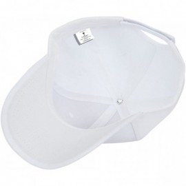 Baseball Caps 12-Pack Adjustable Baseball Hat - White - CC127DNO0QX $24.05