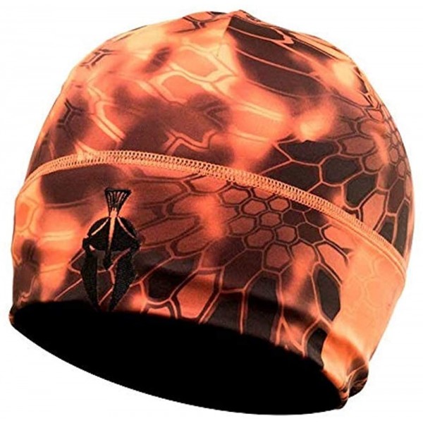 Skullies & Beanies Kiska Camo Hunting Beanie - Inferno - CR11ULBZKUP $29.68