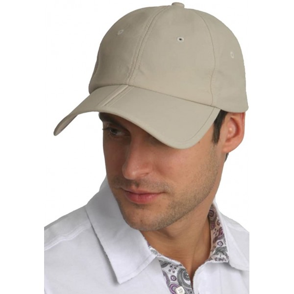 Sun Hats Unisex Outdoor Light Weight Foldable - Khaki - CD12DPBRNJ3 $29.41