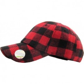 Baseball Caps Casual Lumberjack Plaid Suede Corduroy PU Melange Cap Dad Hat 6 Panel Baseball Classic Adjustable Soft - CQ12LL...