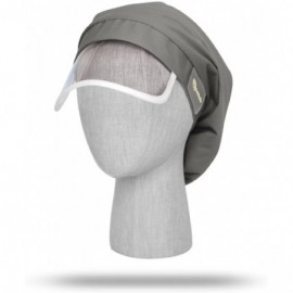 Rain Hats Women's Rain Hat- Waterproof- Sun Protection- Satin-Lined- Packable - Grey - CM187RH7AKX $29.37