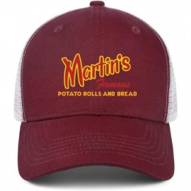 Sun Hats Men's Women's Fitted Adjustable Fits Baseball Cap Martin's-Famous-Potato-Bread-Logo- Snapback Hats Dad Hat - CG18Z60...