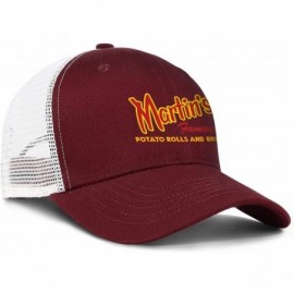Sun Hats Men's Women's Fitted Adjustable Fits Baseball Cap Martin's-Famous-Potato-Bread-Logo- Snapback Hats Dad Hat - CG18Z60...