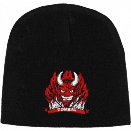 Skullies & Beanies Men's Red Devil Beanie Black - C0125IVCUYB $26.74