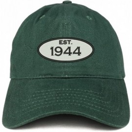 Baseball Caps Established 1944 Embroidered 76th Birthday Gift Soft Crown Cotton Cap - CY180L0499U $18.74