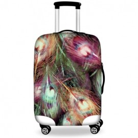Sun Hats Peacock Feather Pattern Stylish Travel Luggage Suitcase Cover Protector with Zipper Fits 18-21 Inch - C0188NN4EW3 $2...