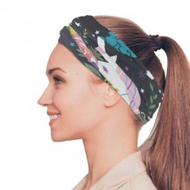 Headbands Floral Unicorns Face Mask UV Sun Mask Dust Wind Neck Gaiter Magic Bandana - as color 3 - CW197S45575 $12.94