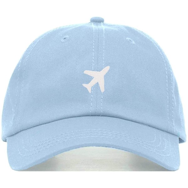 Baseball Caps Airplane Baseball Hat- Embroidered Dad Cap- Unstructured Soft Cotton- Adjustable Strap Back (Multiple Colors) -...