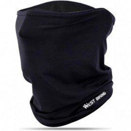 Balaclavas Ice Silk Breathable Balaclava- Versatile Face Mask Neck Gaiter- Riding Running Headwear for UV Wind Dust - Black -...