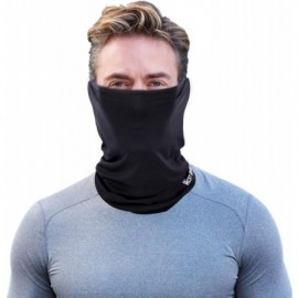 Balaclavas Ice Silk Breathable Balaclava- Versatile Face Mask Neck Gaiter- Riding Running Headwear for UV Wind Dust - Black -...