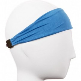 Headbands Xflex Crushed Adjustable & Stretchy Wide Softball Headbands for Women & Girls - Lightweight Crushed Blue - CR17Y7O8...