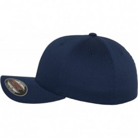 Newsboy Caps Men's Wooly Combed - Navy - C211OMMQTB3 $21.02