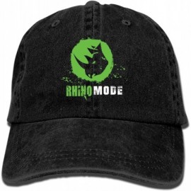 Baseball Caps Rino Mode Vintage Adjustable Jean Cap Gym Caps for Adult - Rino Mode1 - CR18S44G0NW $20.70