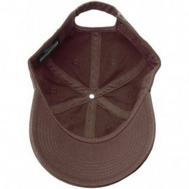 Baseball Caps 12-Pack Wholesale Classic Baseball Cap 100% Cotton Soft Adjustable Size - Dark Brown - C218E6KADNC $53.50